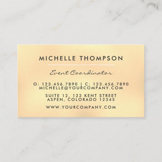 Regenboog en goudVisitekaartje Visitekaartje (Achterkant)