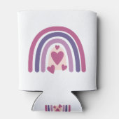 Regenboog en hart blikjeskoeler (Achterkant)