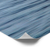 Regenboog en hart over de oceaan Poster Art (Hoek)