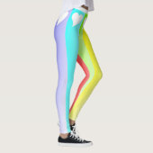 Regenboog en harten leggings (Rechts)