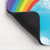 Regenboog en harten muismat (Hoek)