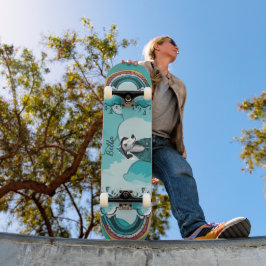 Regenboog en Hond Persoonlijk Skateboard