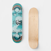 Regenboog en Hond Persoonlijk Skateboard (Voorkant)