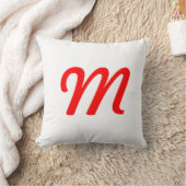 Regenboog en Monogram Kussen (Deken)