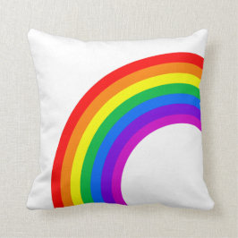 Regenboog en Monogram Kussen