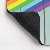 Regenboog en Palmen Muismat (Hoek)