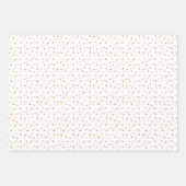 Regenboog en polka dot patroon inpakpapier vel (Voorkant 3)