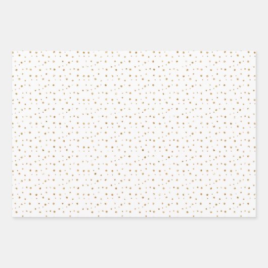 Regenboog en polka dot patroon inpakpapier vel (Voorkant 3)