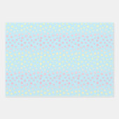 Regenboog en polka dot patroon inpakpapier vel (Voorkant 2)