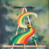 Regenboog en pot van goud fantasie scene acryl bord (Neutraal)