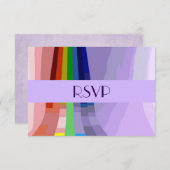 Regenboog en RSVP met ringzegens (Voorkant / Achterkant)