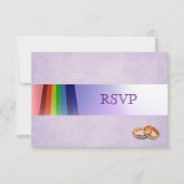 Regenboog en RSVP met ringzegens (Voorkant)