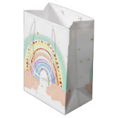Regenboog en sterren medium cadeauzakje (Achterkant Gekanteld)