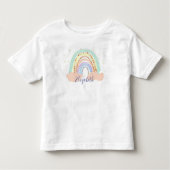 Regenboog en sterren op maat kinder shirts (Voorkant)