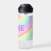 Regenboog en sterren waterfles (Achterkant)