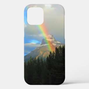 Regenboog- en Storm wolken boven Snowy Canada Moun Case-Mate iPhone Case