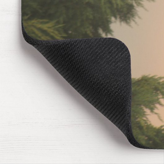 Regenboog en Trees Mousepad Muismat (Hoek)