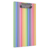 Regenboog en witte strepen klembord (Rechts)