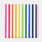 Regenboog en witte strepen magneet (Voorkant)