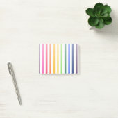 Regenboog en witte strepen post-it® notes (Kantoor)