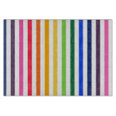 Regenboog en witte strepen snijplank (Voorkant)