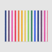 Regenboog en witte strepen tissuepapier (Voorkant)