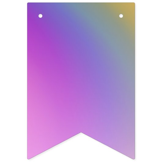 Regenboog en wolken: feestdag vlaggetjes (Eerste vlag)