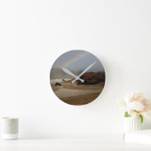 Regenboog en wolken op het strand van Myers in Ore Ronde Klok (Huis)