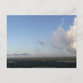 Regenboog en wolken, Uitzicht blauw hemel Briefkaart