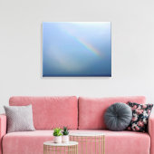 Regenboog en Zee Canvas Afdruk (Insitu (Woonkamer))