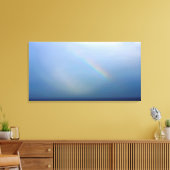 Regenboog en Zee Canvas Afdruk (Insitu (Woonkamer))