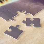 Regenboog En Zoete Kleine Kat Legpuzzel (Zijkant)