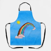 Regenboog en zon schort (Voorkant)