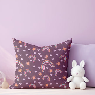 Regenboog en zonneschijn kussen