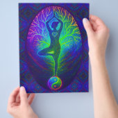 Regenboog Energie Yin Yang Yoga Flyer (Hand)