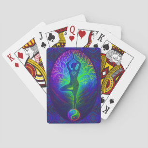 Regenboog Energie Yin Yang Yoga Pokerkaarten