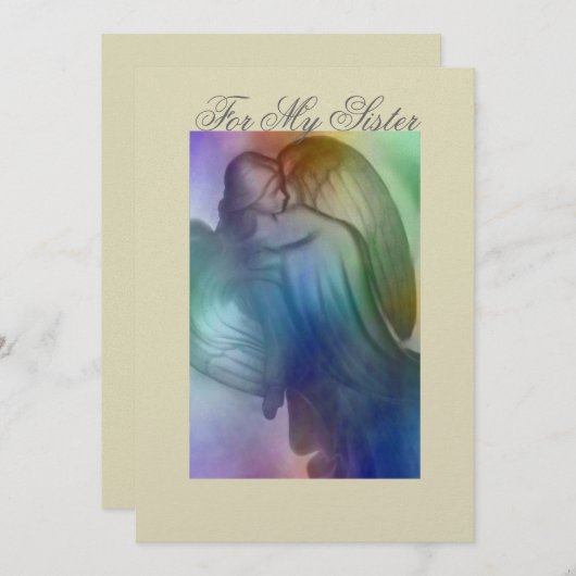 Regenboog Engel Zus (Voorkant / Achterkant)