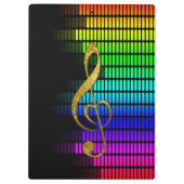 regenboog-equalizer klembord (Achterkant)