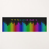 regenboog-equalizer - yogamat (Voorkant (horizontaal))