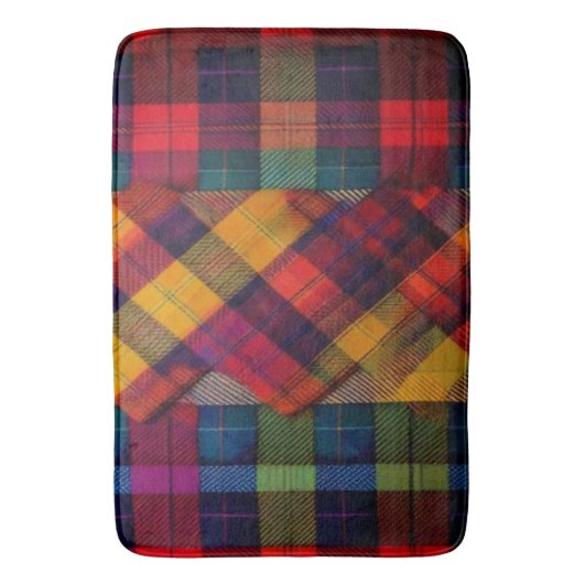 Regenboog Erfgoed Patchwork Badmat (Voorkant Verticaal)