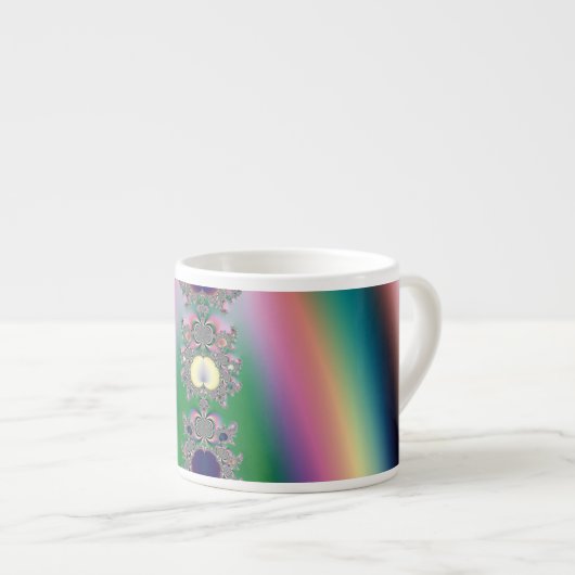 Regenboog Espresso Kop (Voorkant rechts)