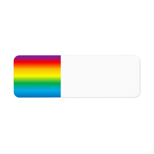 regenboog etiket (Voorkant)