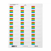 regenboog etiket (Full Sheet)
