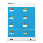 Regenboog Etiket (Full Sheet)