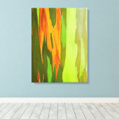 Regenboog Eucalyptus bast, Hawaï Canvas Afdruk (Insitu (Houten vloer))