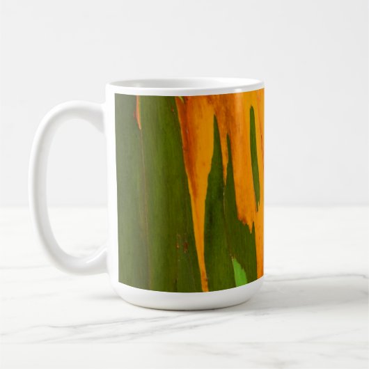 Regenboog Eucalyptus schors, Hawaii Koffiemok (Links)