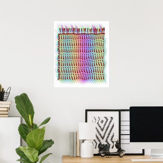 Regenboog Exclamaties Poster (Thuiskantoor)