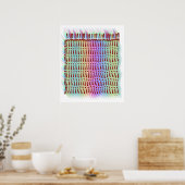 Regenboog Exclamaties Poster (Keuken)