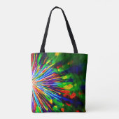Regenboog Explosie Tote Bag (Achterkant)