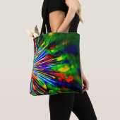 Regenboog Explosie Tote Bag (Dichtbij)